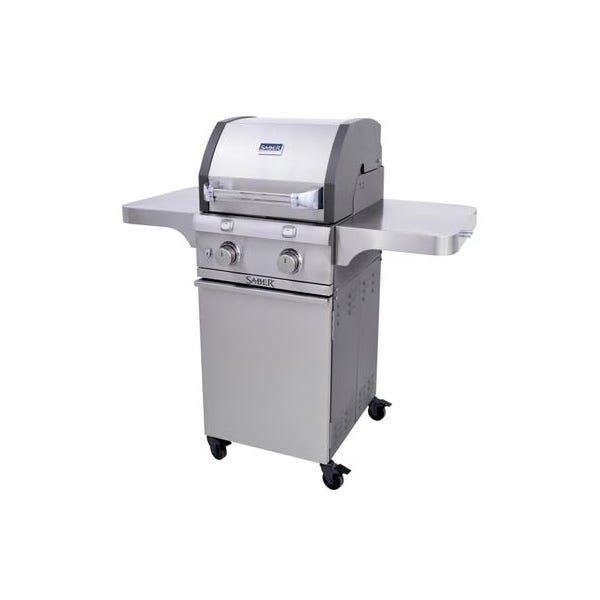 SABER Cast Stainless 2 Burner Gas Grill